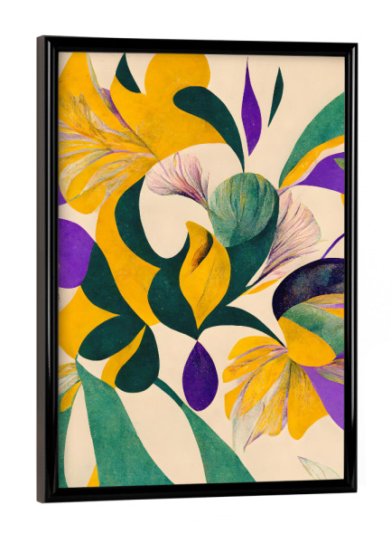 Poster mit schwarzem Rahmen "Spring Flowers" artboxONE - Natur,Abstrakt,Für Mama