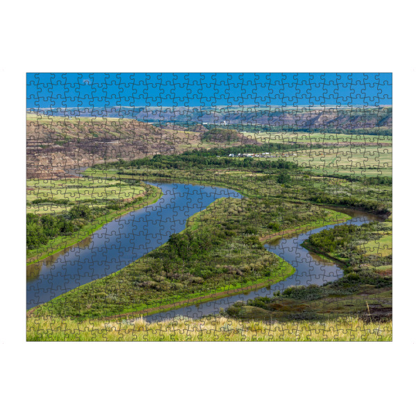 Puzzle Ravensburger "Red Deer River in Alberta Kanada" artboxONE - Natur