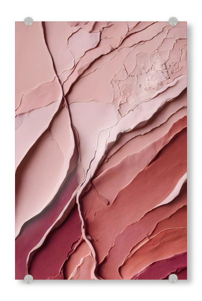 Acrylglasbild "Pink Lipstick" artboxONE - Abstrakt,Fashion - Makeup,Schminke,Abstrakt,Farben,Pink,Lippenstift,Visagist,Treechild,Rosa