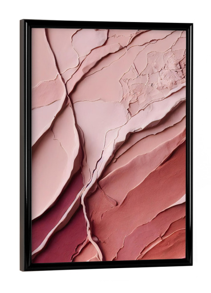 Poster mit schwarzem Rahmen "Pink Lipstick" artboxONE - Abstrakt,Fashion - Makeup,Schminke,Abstrakt,Farben,Pink,Lippenstift,Visagist,Treechild,Rosa