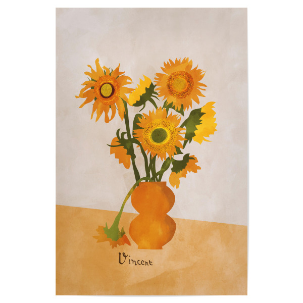 Poster "Van Gogh Sonnenblumen" artboxONE - Natur,Floral,Abstrakt