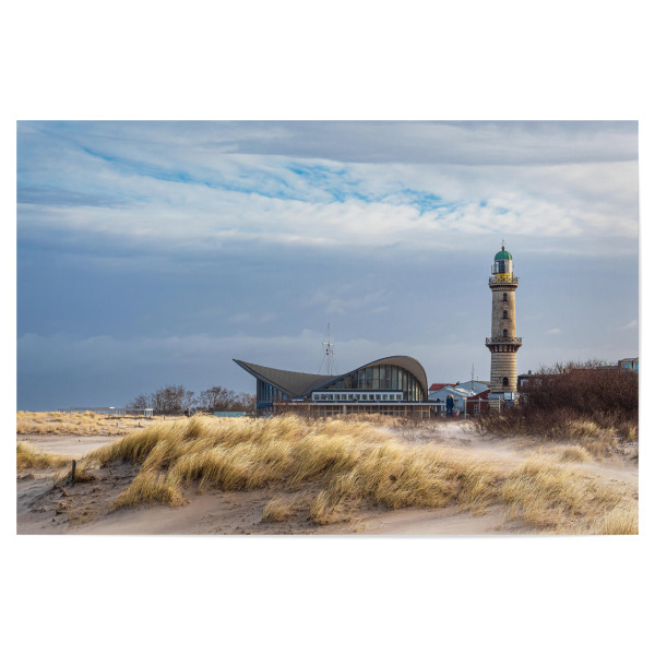 Poster "Teepott, Leuchtturm und Düne" artboxONE - Natur,Reise,Architektur