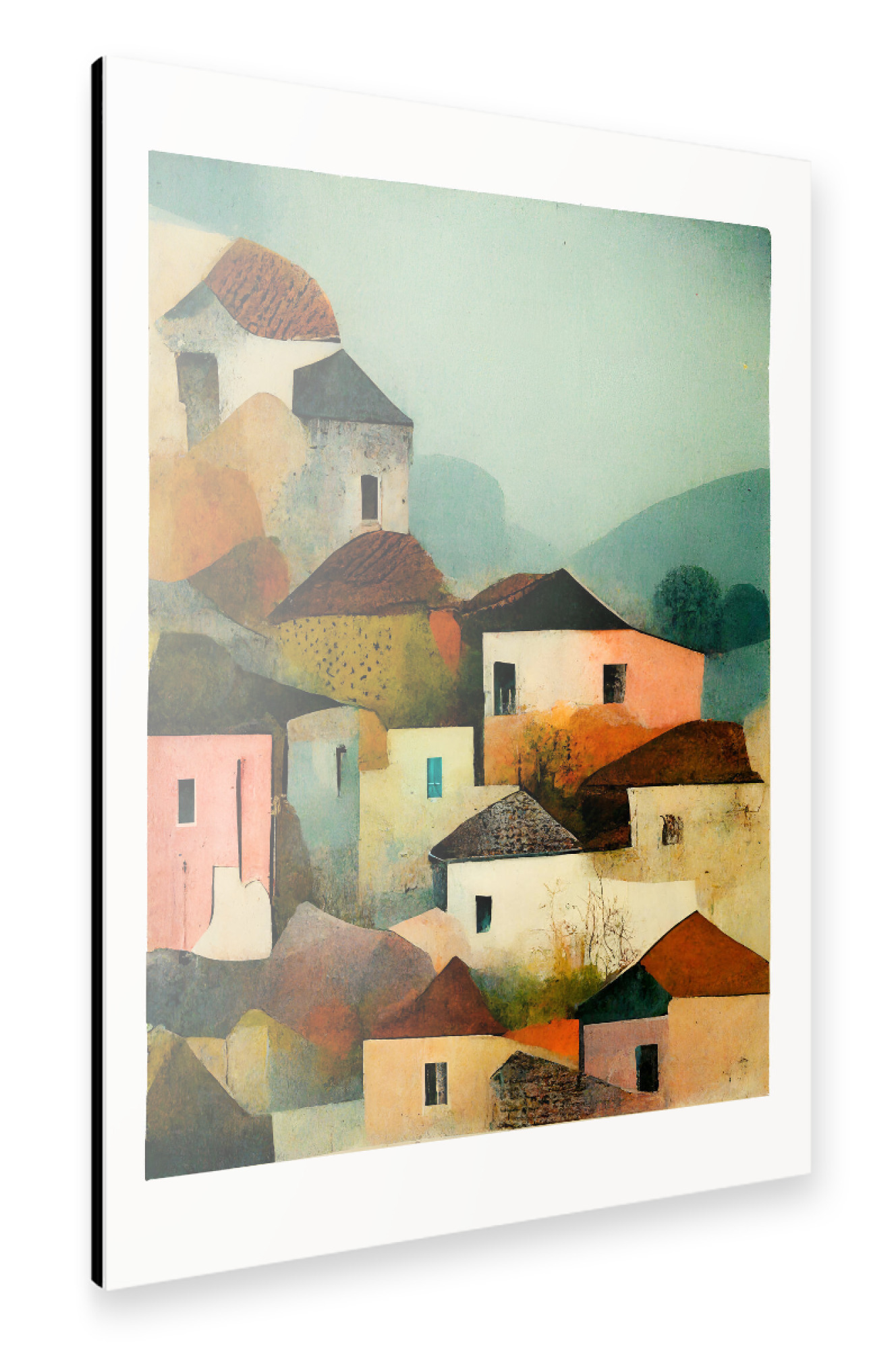Alu-Dibond "Italian Little Village" 75x50 cm artboxONE