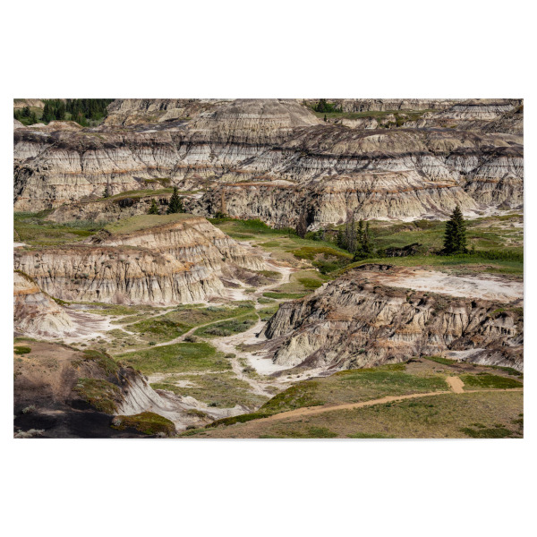 Poster "Der Horseshoe Canyon in Alberta" artboxONE - Natur - Kanada,Badlands,Alberta,Wüste,Horseshoe canyon,Canyon,Drumheller,Natur,Landschaft