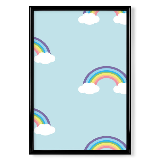 Regenbogen auf Wolken