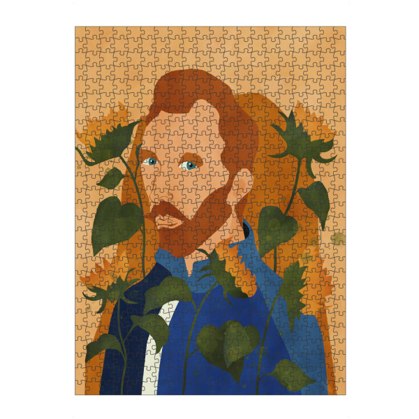 Puzzle Ravensburger "Van Gogh im Garten" artboxONE - Natur,Floral,Abstrakt