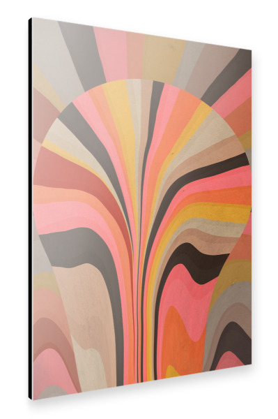Alu-Dibond "Melted" 30x20 cm artboxONE