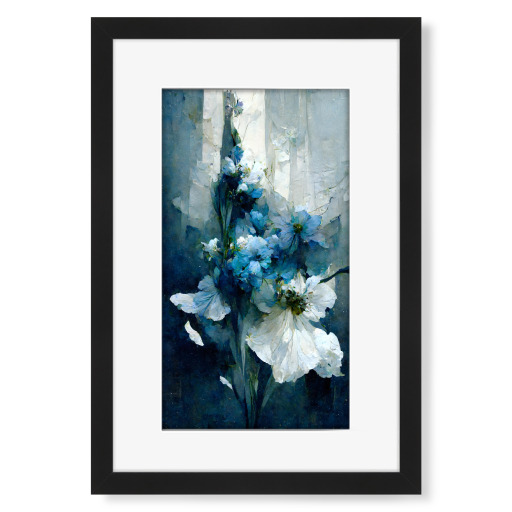 Blue flower bouquet