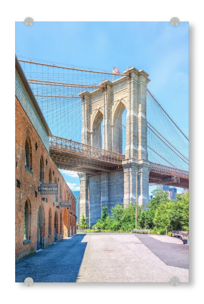 Acrylglasbild "Brooklyn-Vibes" artboxONE - Städte,Städte / New York,Reise,Architektur,Reise / Länder