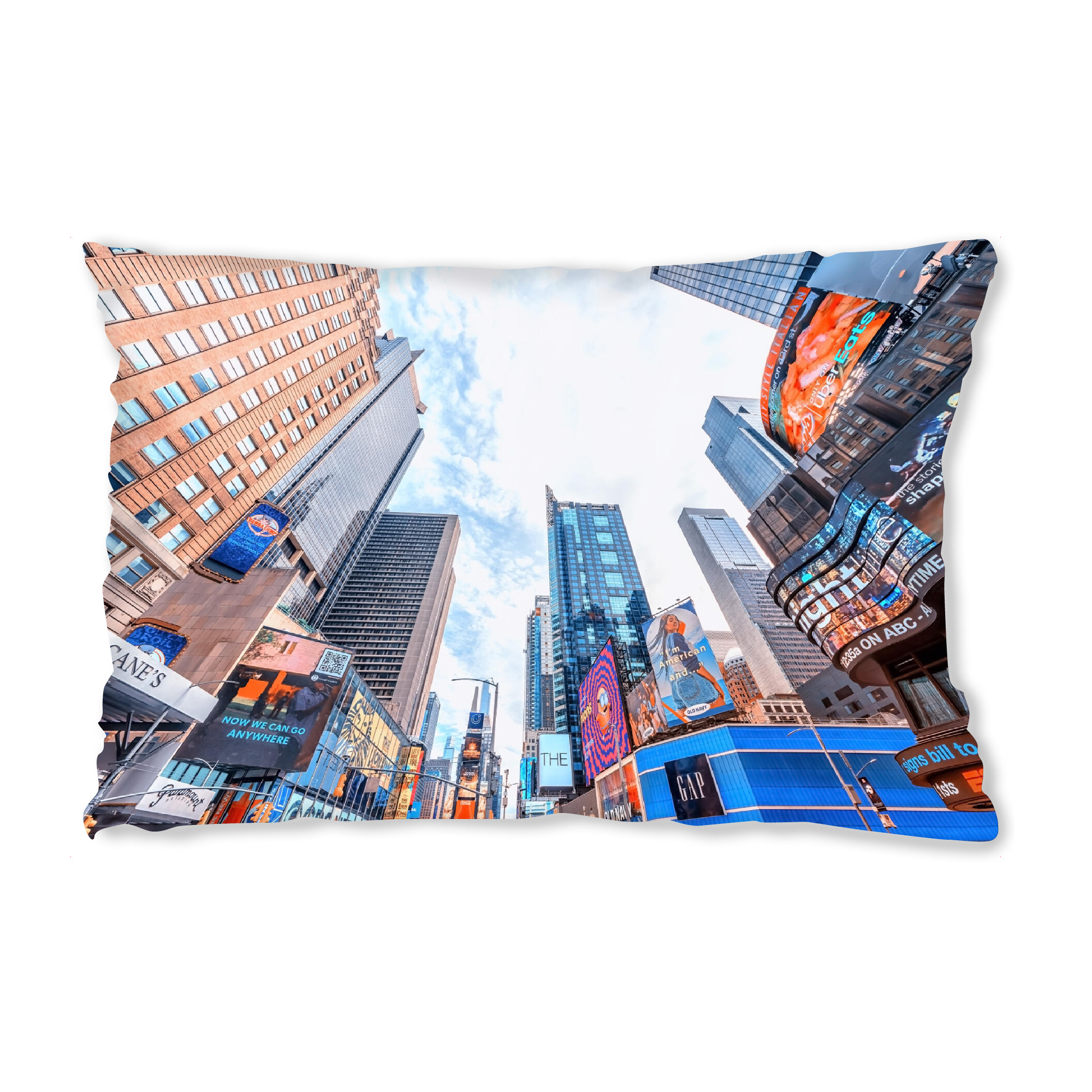 Design-Kissen "Farbenfroher Times Square" artboxONE - Städte,Städte / New York,Reise,Architektur,Reise / Länder