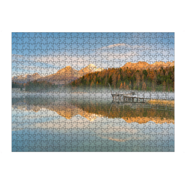 Puzzle Ravensburger "Stazersee in der Schweiz" artboxONE - Natur,Reise,Reise / Länder