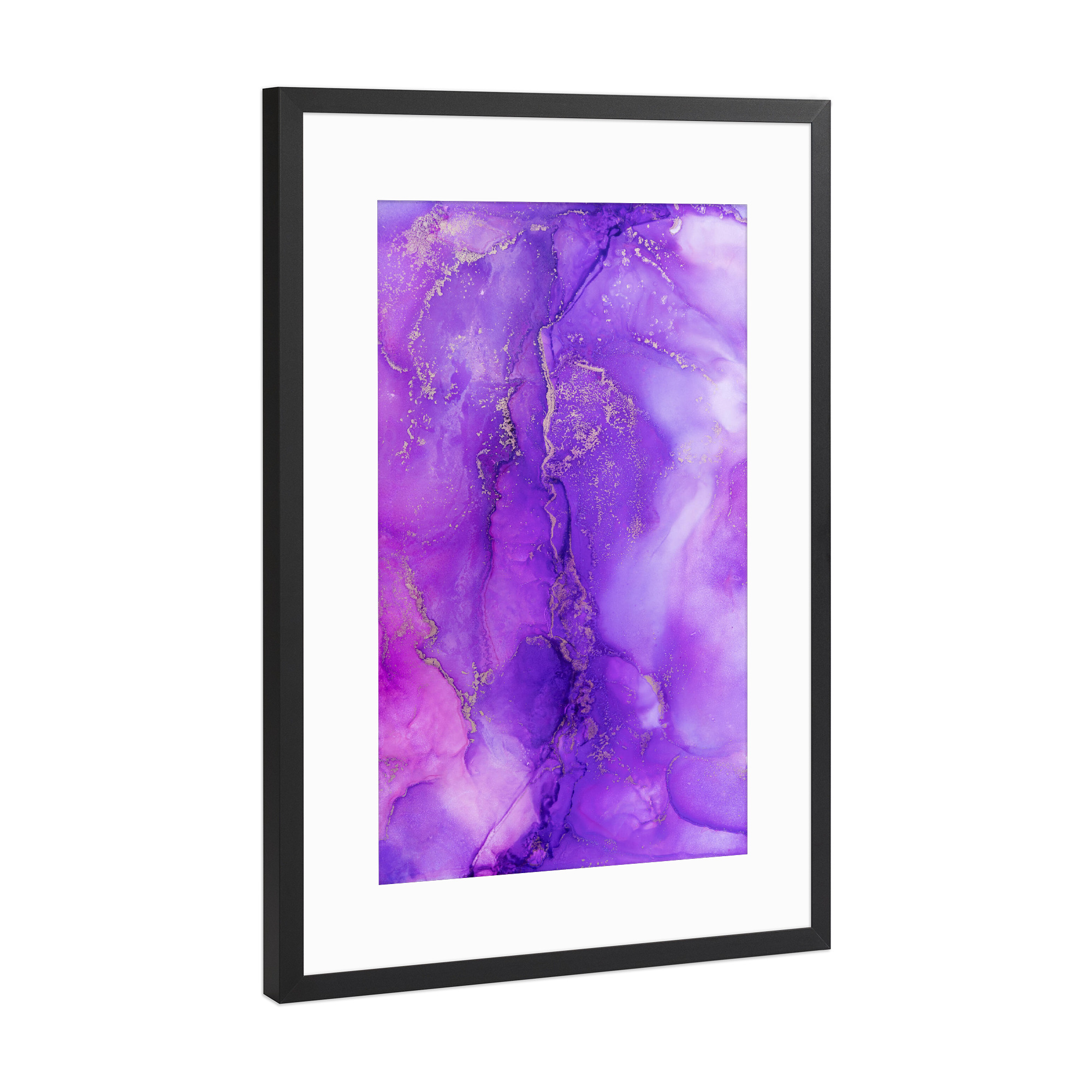 Poster mit Rahmen Schwarz (Metallic) "Hoffnungsvoll" artboxONE - Abstrakt,Fiktion