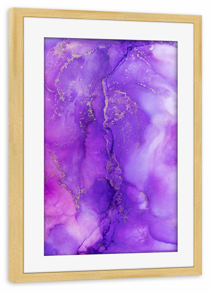 Poster mit Rahmen kiefer "Hoffnungsvoll" artboxONE - Abstrakt,Fiktion