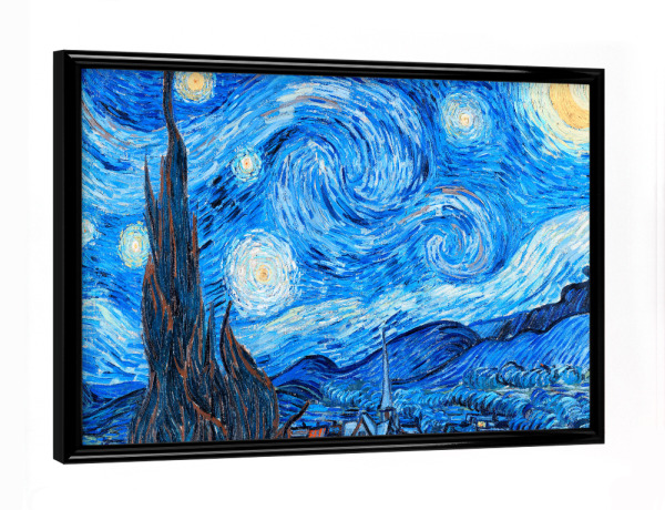 Poster mit schwarzem Rahmen "Sterne in der Nacht" artboxONE - Reise,Reise / Länder,Städte / Weitere,Für Mama,Für Papa