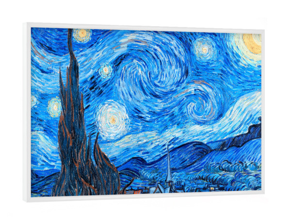 Poster mit weißem Rahmen "Sterne in der Nacht" artboxONE - Reise,Reise / Länder,Städte / Weitere,Für Mama,Für Papa