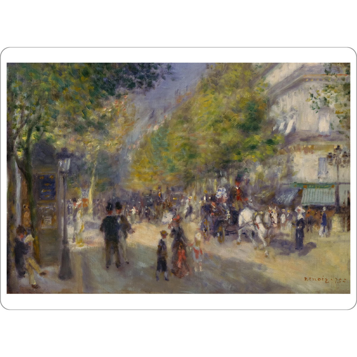 Tischset "Die Grands-Boulevards" artboxONE - Städte,Reise,Architektur,Städte / Paris,Reise / Länder