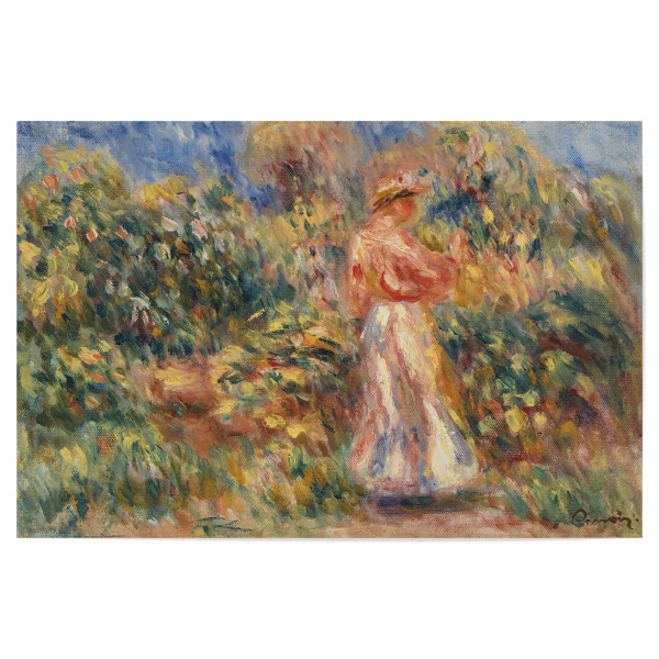 Poster "Frau im Rosa und im Weiß" artboxONE - Floral,Menschen,Liebe,Für Mama,Für Papa