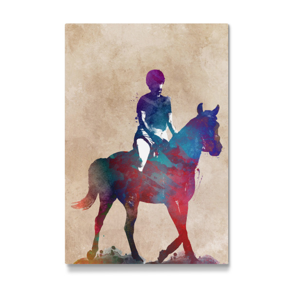 Galerie-Print "Horsemanship sport colorful" 30x20 cm artboxONE
