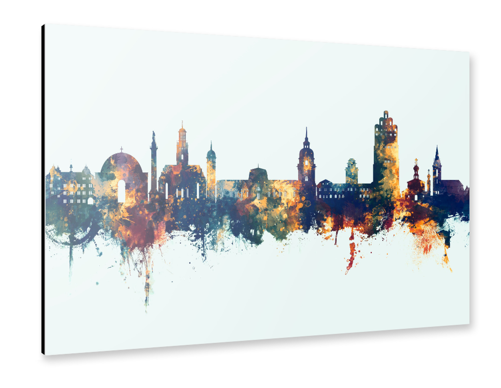 Alu-Dibond "Darmstadt Deutschland Skyline" 75x50 cm artboxONE