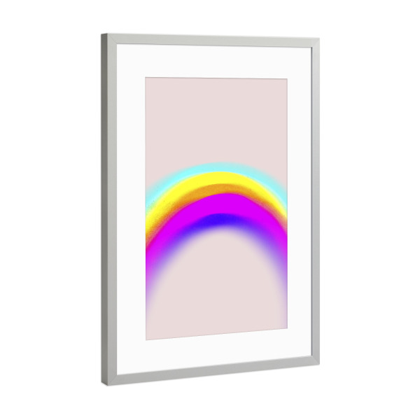 Poster mit Rahmen Silber "Space Third" artboxONE - Abstrakt,Für Mama,Für Papa,Galaxy