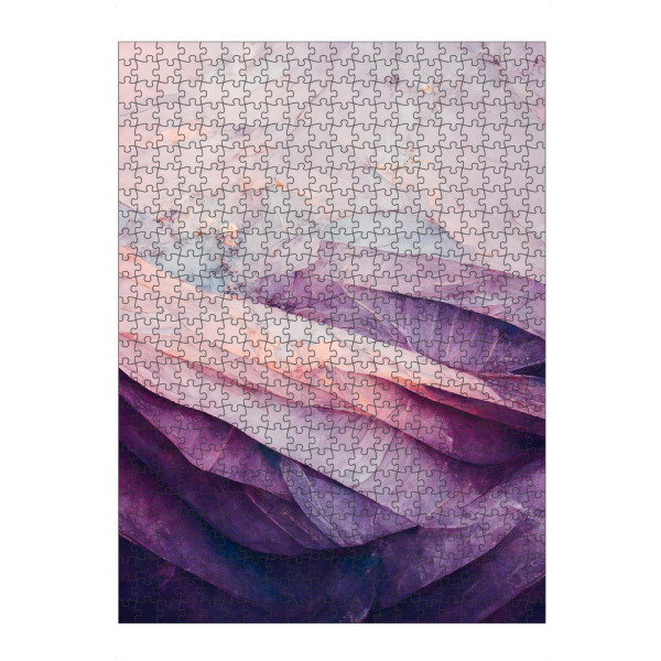artboxONE Puzzle "Purple Layers" artboxONE - Floral,Abstrakt - Lila,Violet,Rosa,Filigran,Besonders,Strukturen,Treechild,Schichten - Bild lila
