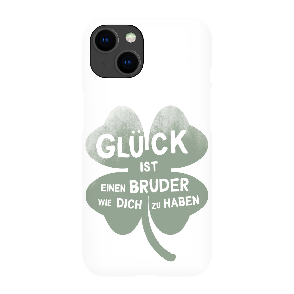 "Glück ist ein Bruder"für iPhone - Premium-Case Handyhülle artboxONE