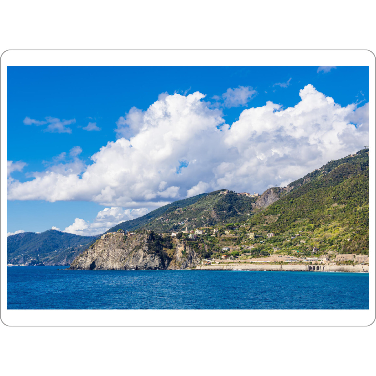 Tischset "Mittelmeer, Steilküste, Himmel" artboxONE - Natur,Reise,Architektur,Reise / Strand und Meer