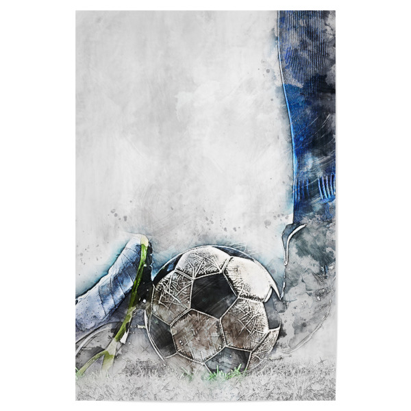Poster 30x20 cm "Football 12 (matart)" artboxONE - Sport,Sport / Fußball - Fußball,Fußballer,Fußball,Spieler,Ball,Team,Sport