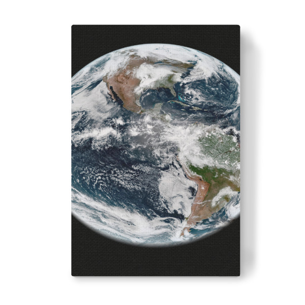 Leinwandbild "Nahaufnahme der Erde" artboxONE - Natur,Galaxy - Erde,Universum,Planet,Galaxie,Weltraum,Sterne,Natur,Reise,Nahaufnahme