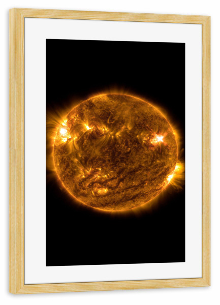 Poster mit Rahmen kiefer "Der Sonne nahe" artboxONE - Natur,Reise,Galaxy