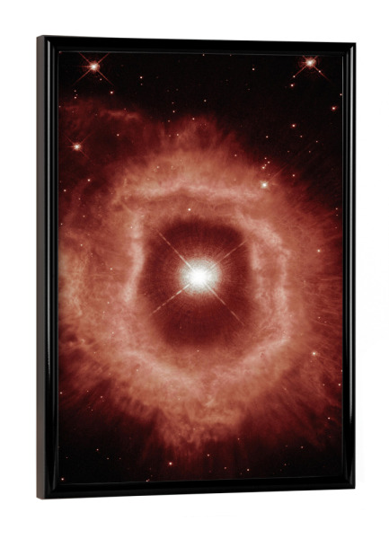 Poster mit schwarzem Rahmen "Sternenexplosion" artboxONE - Natur,Reise,Abstrakt,Galaxy