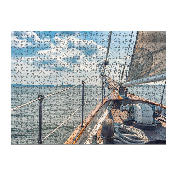 artboxONE Puzzle "Segeln in New York - USA" artboxONE - Städte,Städte / New York,Reise,Architektur,Reise / Länder