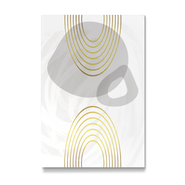 Galerie-Print "Mid-Century Vintage Regenbögen" 30x20 cm artboxONE