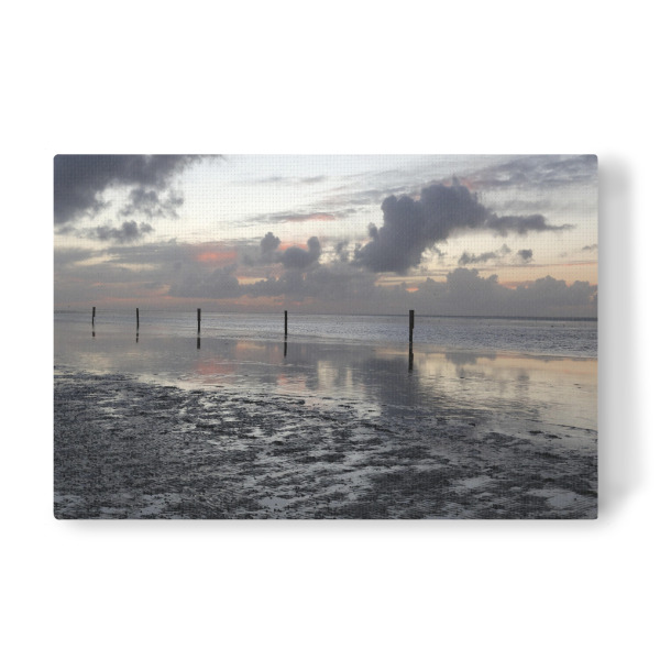 Leinwandbild "Nordsee Strand, Ebbe & Flut" artboxONE - Natur,Reise / Strand und Meer