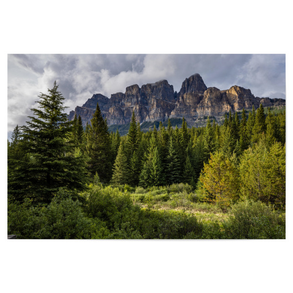 Poster 30x20 cm "Castle Mountain" artboxONE - Natur,Reise