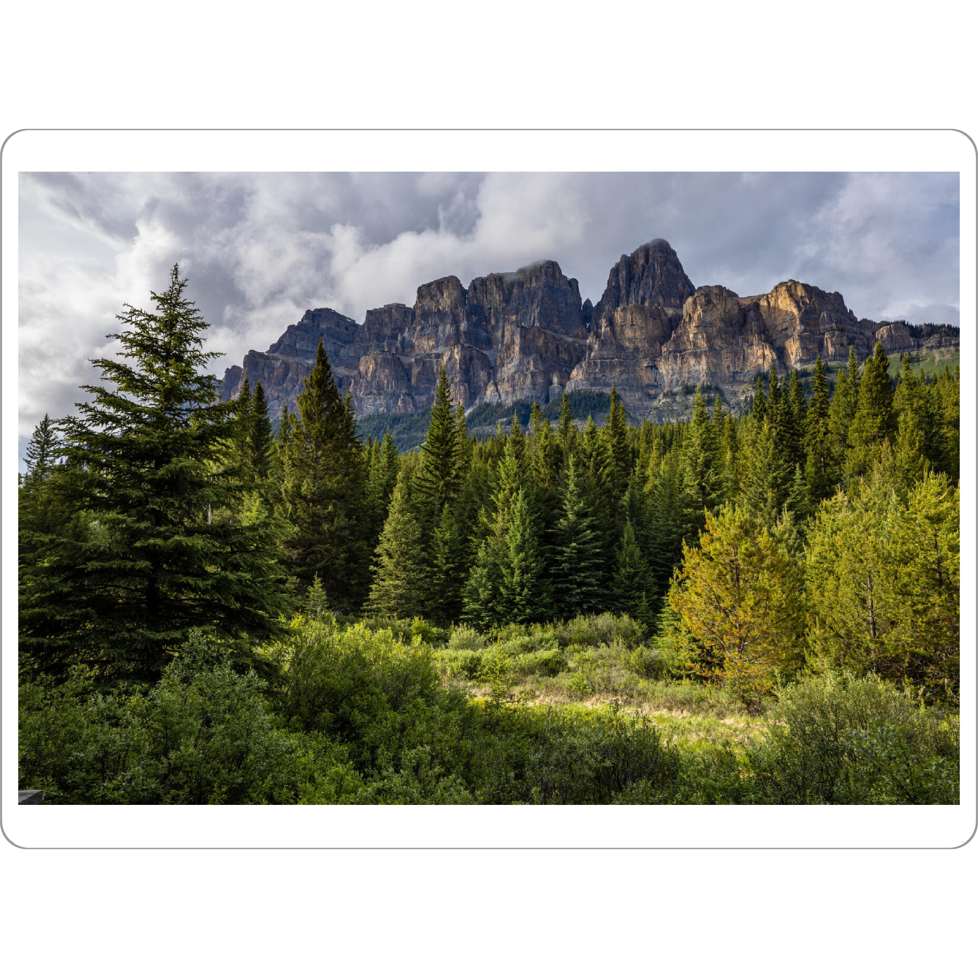 Tischset "Castle Mountain" artboxONE - Natur,Reise