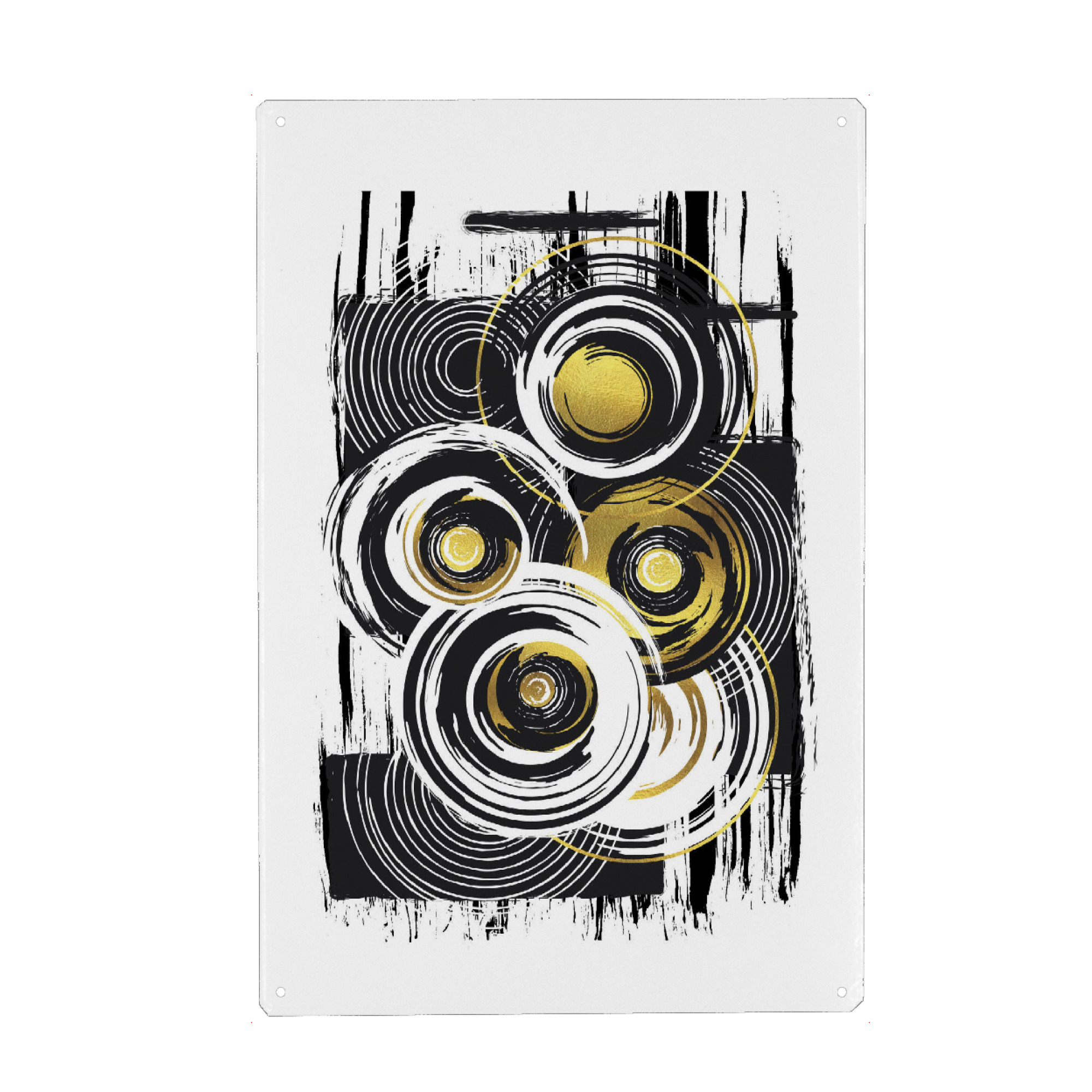 Holzbild "ABSTRAKTE KUNST Schwere Last" artboxONE - Abstrakt,Geometrie