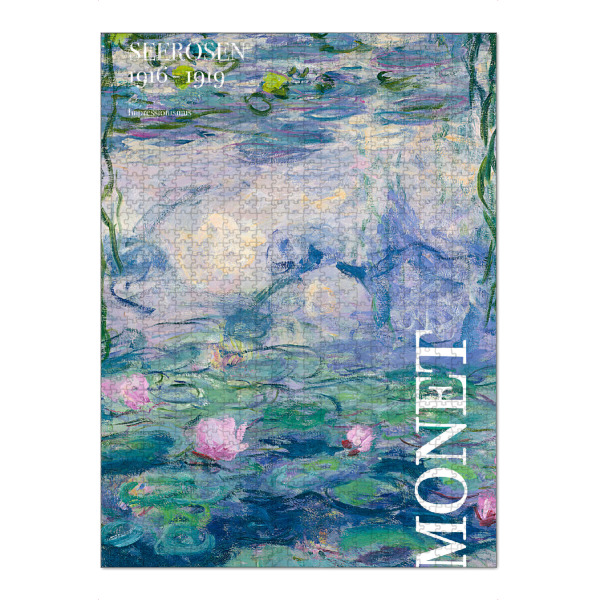 Puzzle Ravensburger "Seerosen von Claude Monet" artboxONE - Natur,Floral