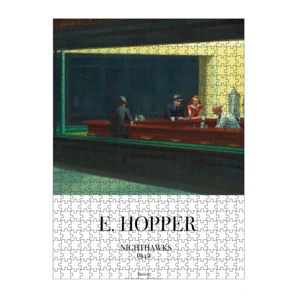 artboxONE Puzzle "E. Hopper - Nighthawks" artboxONE - Städte,Menschen