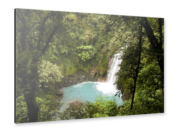 Alu-Dibond "Wasserfall in Costa Rica," 30x20 cm artboxONE