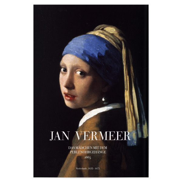 Poster "J. Vermeer - Das Mädchen" artboxONE - Menschen - Jan,Vermeer,Kunst,Malerei,Gemälde,Mädchen,Frau,Perlenohrgehänge