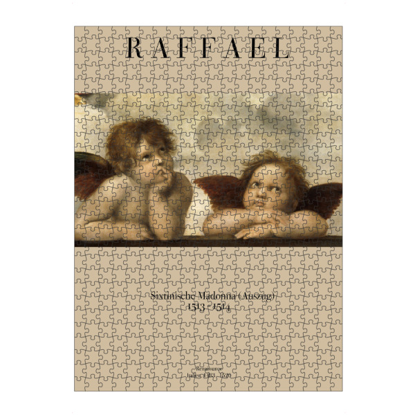 artboxONE Puzzle "Raffael - Zwei Engel" artboxONE - Für Kinder,Menschen,Fiktion