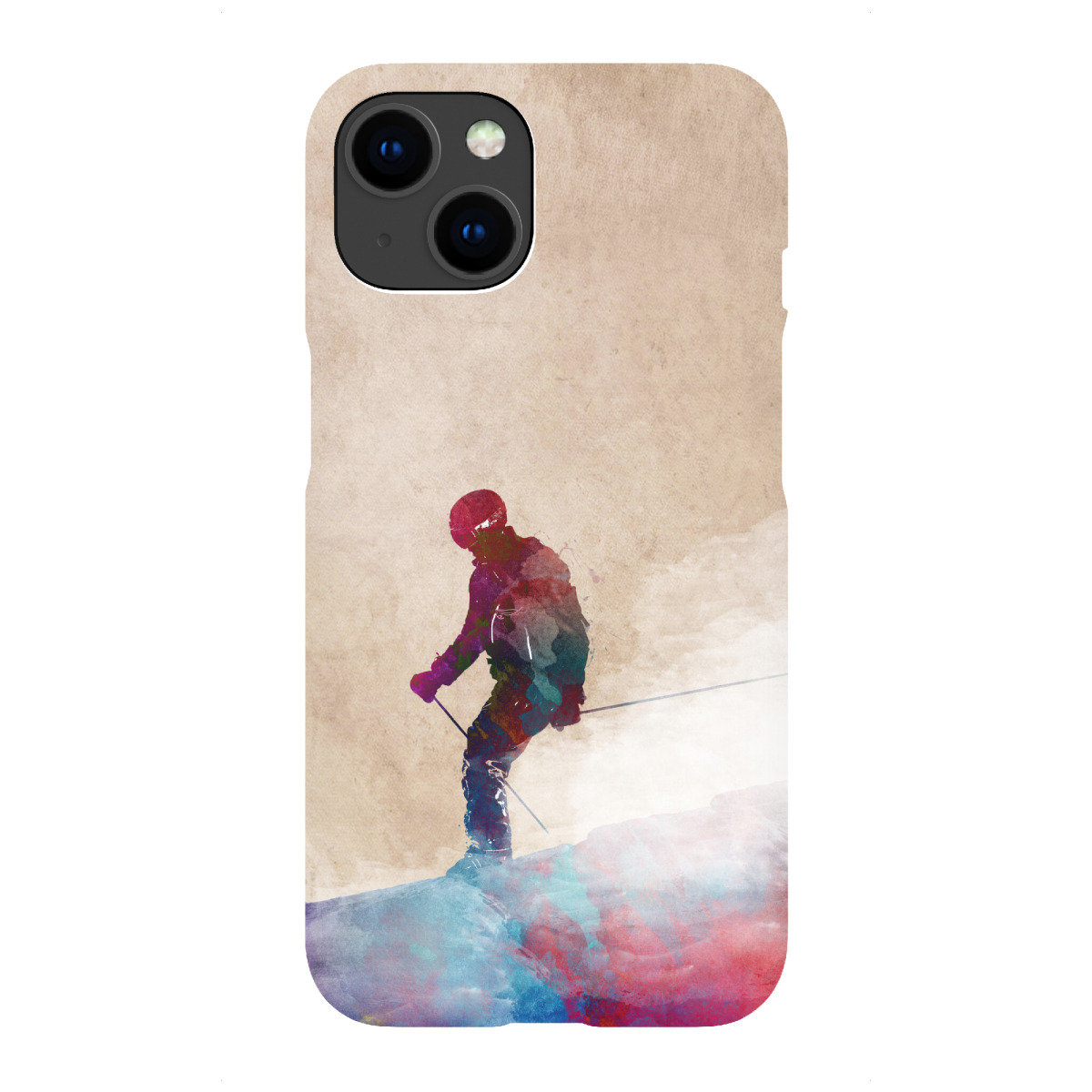 iPhone "Skisport-Illustration" Premium-Case Handyhülle artboxONE