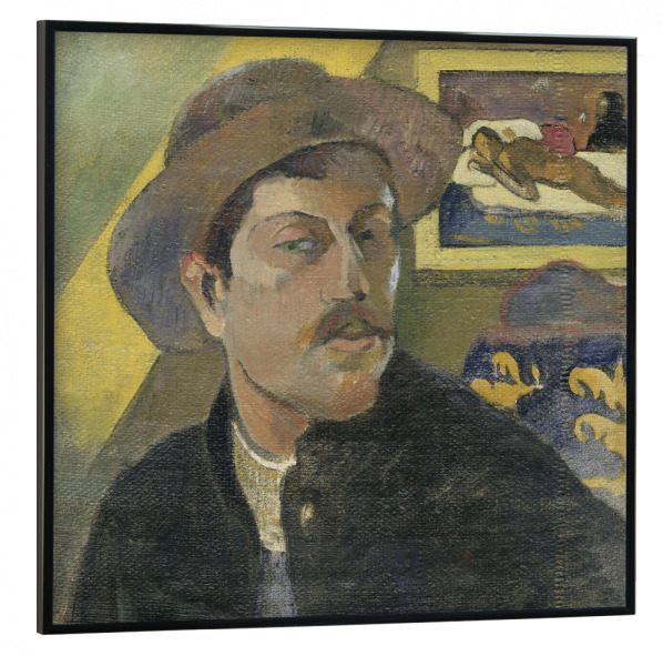 Poster mit schwarzem Rahmen 30x30 cm "Selbstportrait" artboxONE - Menschen,Männer