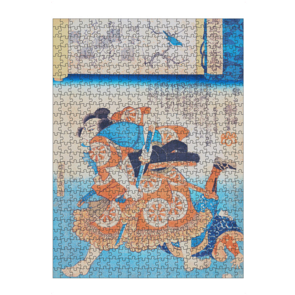 Puzzle Ravensburger "Der erste Trällerer" artboxONE - Menschen,Reise / Asien,Männer