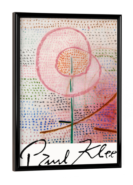 Poster mit schwarzem Rahmen "Paul Klee - Blossoming" artboxONE - Typografie,Natur,Floral
