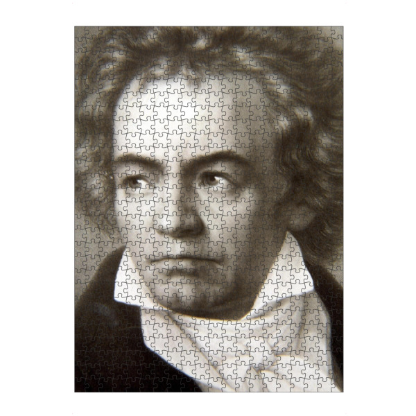 Puzzle Ravensburger "Ludwig van Beethoven, Porträt" artboxONE - Menschen,Schwarzweiß,Musik,Männer