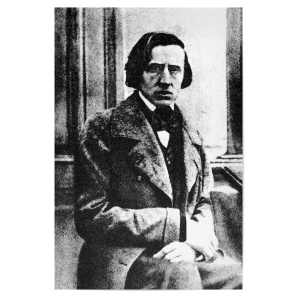 Poster 30x20 cm "Frédéric Chopin, Porträt" artboxONE - Menschen,Schwarzweiß,Musik,Männer