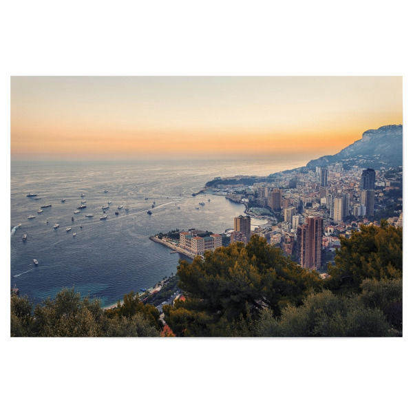 Poster "Monaco" artboxONE - Städte,Reise,Architektur,Reise / Länder,Städte / Weitere