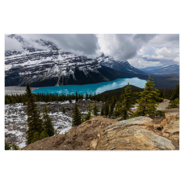 Poster "Der Lake Peyto in Kanada" artboxONE - Natur,Reise - Rocky mountains,Kanada,Lake peyto,Berge,Bergsee,Landschaft,Natur,Banff